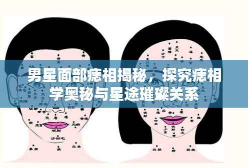 男星面部痣相揭秘，探究痣相学奥秘与星途璀璨关系